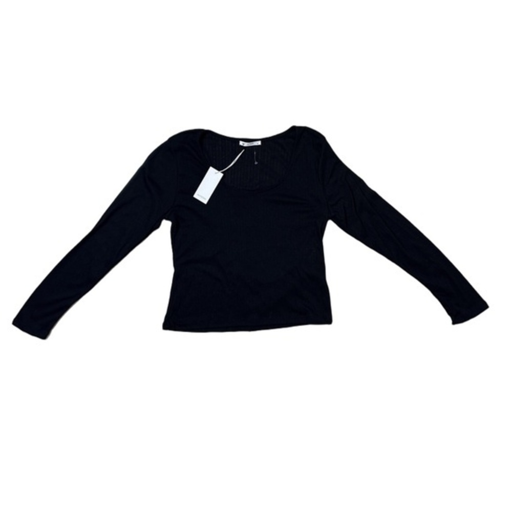 ⭐️ Antistar Black Long Sleeve Cropped Top- size XL